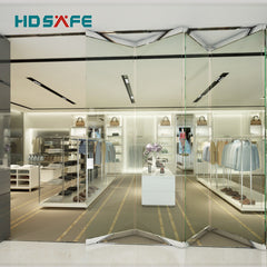 sliding folding glass door interior door for shopping mall on China WDMA