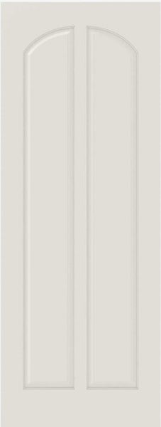 WDMA 12x80 Door (1ft by 6ft8in) Interior Bypass Smooth 2200 MDF 2 Panel Arch Panel Single Door 1