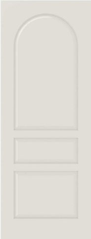 WDMA 12x80 Door (1ft by 6ft8in) Interior Swing Smooth 3040 MDF 3 Panel Round Panel Single Door 1