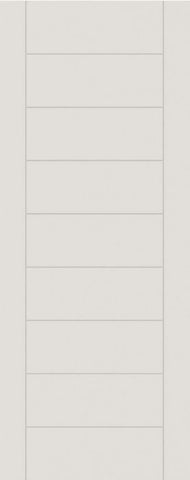 WDMA 12x80 Door (1ft by 6ft8in) Interior Barn Smooth F9100 MDF Modern Flush Single Door 1