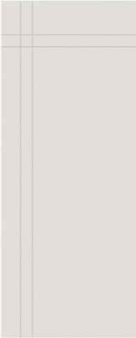 WDMA 12x80 Door (1ft by 6ft8in) Interior Barn Smooth F4010 MDF Modern Flush Single Door 1