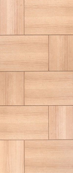 WDMA 24x80 Door (2ft by 6ft8in) Interior Barn Oak Contemporary Modern White Single Door MD 16 1