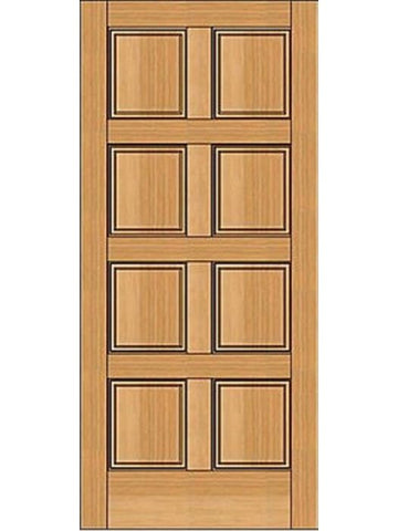WDMA 32x80 Door (2ft8in by 6ft8in) Exterior Fir 1-3/4in 8 Panel Doors 1