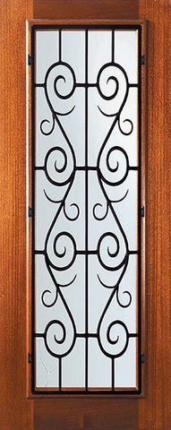 WDMA 32x80 Door (2ft8in by 6ft8in) Exterior Mahogany 80in Full Lite St. Charles Door 1