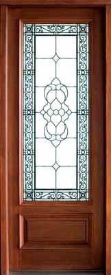 WDMA 34x78 Door (2ft10in by 6ft6in) Exterior Mahogany Lake Norman Single Wakefield 1