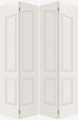 WDMA 40x80 Door (3ft4in by 6ft8in) Interior Barn Smooth 4090 MDF Pair 4 Panel Arch Panel Double Door 1