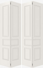 WDMA 44x80 Door (3ft8in by 6ft8in) Interior Barn Smooth 5010 MDF 5 Panel Double Door 2