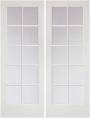 WDMA 48x80 Door (4ft by 6ft8in) French Pine 80in Primed Double Door | 1510 1