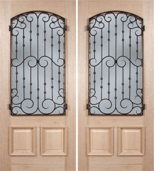 WDMA 60x80 Door (5ft by 6ft8in) Exterior Teak Bellasara Mahogany Double Door 1