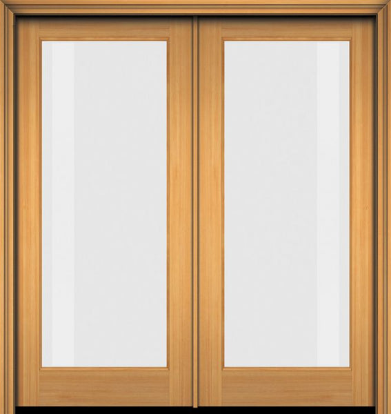 WDMA 72x84 Door (6ft by 7ft) Patio Fir 84in Full Lite 1 Lite Double Door 1