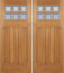 WDMA 72x84 Door (6ft by 7ft) Exterior Mahogany Randall Double Door w/ N Glass 1