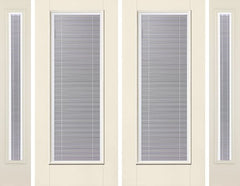 WDMA 80x80 Door (6ft8in by 6ft8in) Patio Smooth Raise/Tilt Full Lite W/ Stile Lines Star Double Door 2 Sides 1