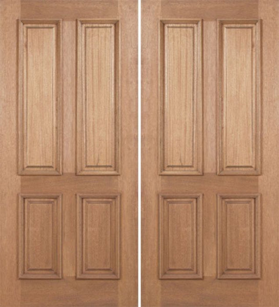WDMA 84x80 Door (7ft by 6ft8in) Exterior Mahogany Martin Double Door 1