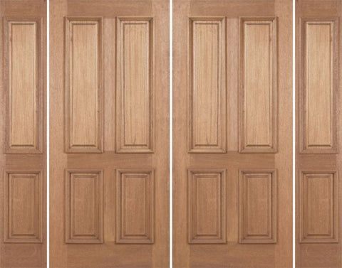 WDMA 96x80 Door (8ft by 6ft8in) Exterior Mahogany Martin Double Door/2side 1