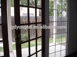 wholesales alibaba black color upvc/pvc french door on China WDMA